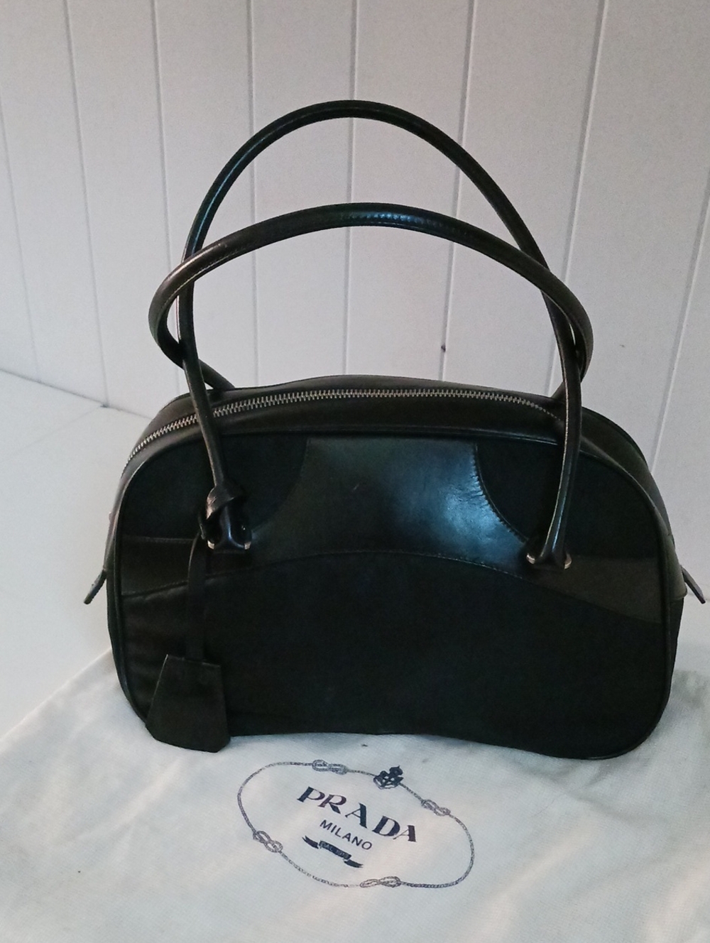 PRADA BLACK NYLON BAG
